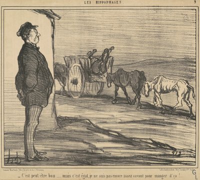 It Might Be Good... by Honoré Daumier