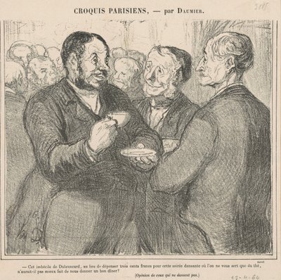 That Idiot Dubrancart ... by Honoré Daumier