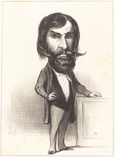 Ch. Ferdinand Gambon by Honoré Daumier