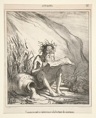 Commencing to by Honoré Daumier