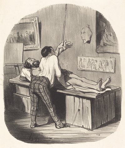 Comment, Saint-Gervais a pris cette... by Honoré Daumier
