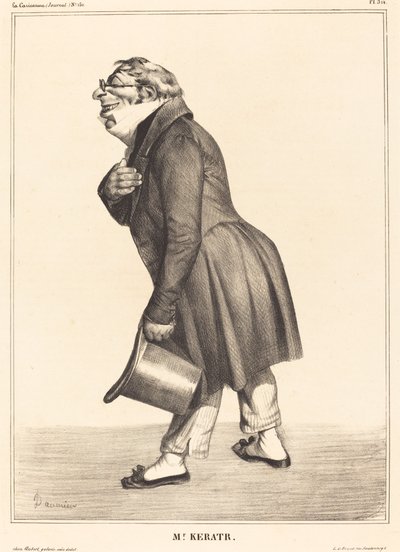 Comte de Kératry by Honoré Daumier