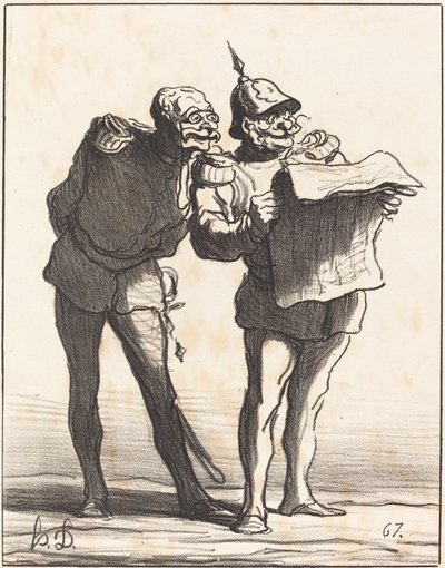 Decidedly one cannot... by Honoré Daumier