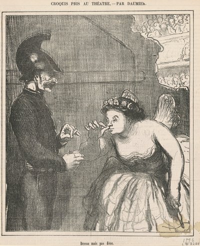 Goddess but Not Proud by Honoré Daumier