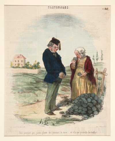 Dire Pourtant que J by Honoré Daumier