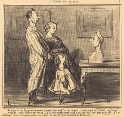 To Say That I Will Be... Exposed... by Honoré Daumier