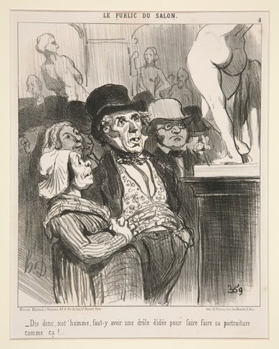 Dis donc, not by Honoré Daumier
