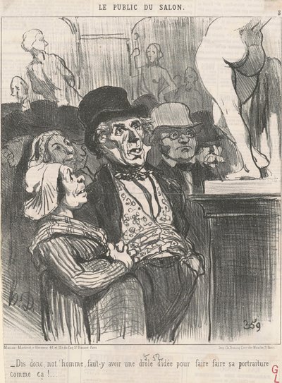 Say, Man, Should We ... by Honoré Daumier