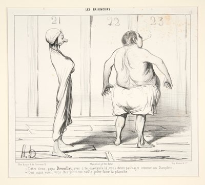Say, Papa Drouillet, with c by Honoré Daumier