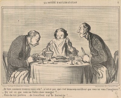 Eh! Well, how do you find this? by Honoré Daumier
