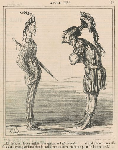 Well! My Brave Englishman... by Honoré Daumier