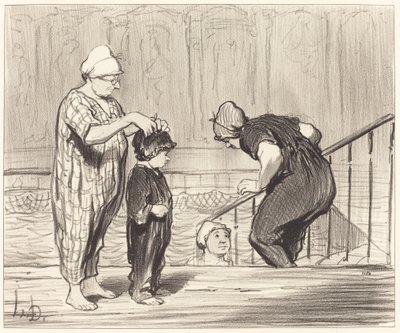 In Family by Honoré Daumier