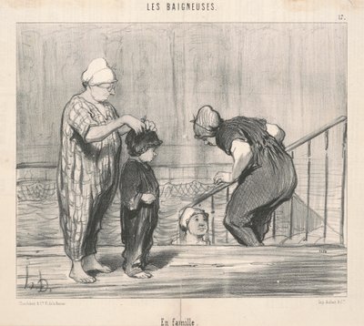 In the Family by Honoré Daumier