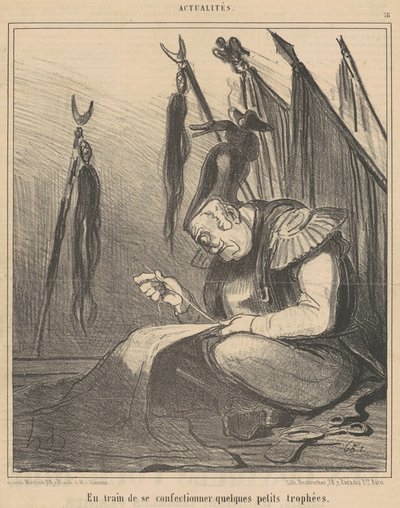 In the Process of... Making Some by Honoré Daumier