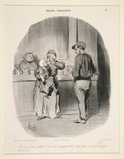 En vl by Honoré Daumier