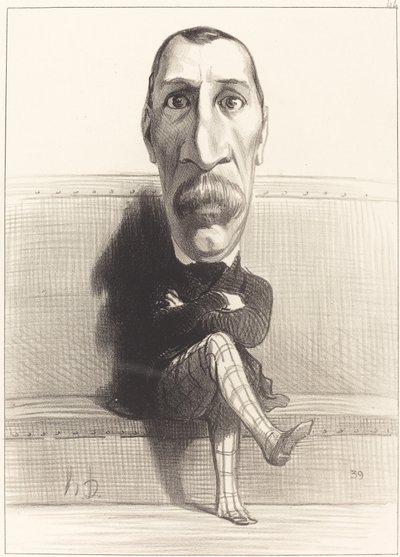 Eus. Isidore Buvignier by Honoré Daumier