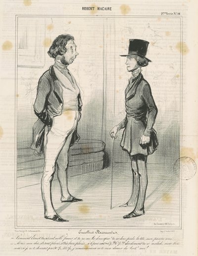 Excellent Placement by Honoré Daumier