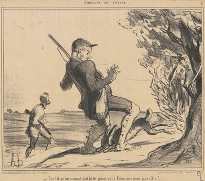 Must an Animal be Stupid by Honoré Daumier