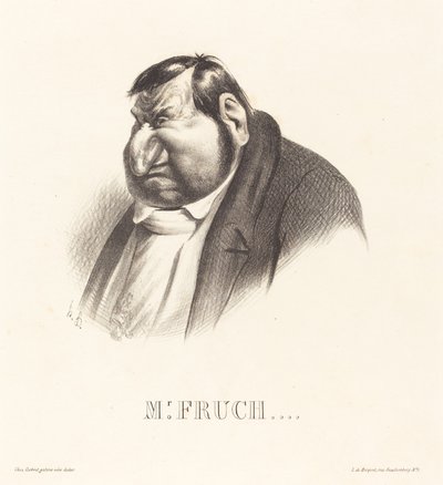 Fruchard, Bust by Honoré Daumier