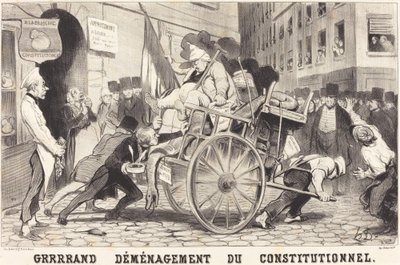 Grand Moving of the Constitutionalist by Honoré Daumier