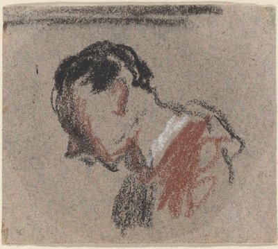 Head of a Man by Honoré Daumier