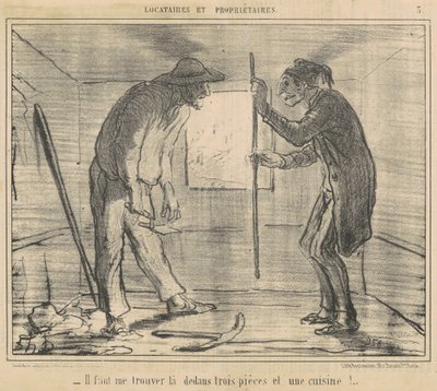 You must find me... three pieces... by Honoré Daumier