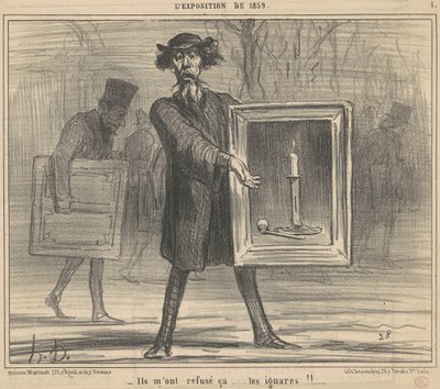 They refused me that... by Honoré Daumier