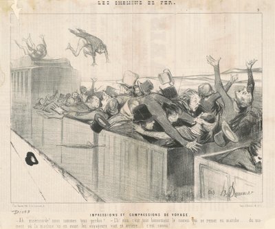 Impressions and Compressions of Travel by Honoré Daumier