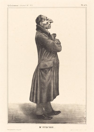 J. Claude Fulchiron by Honoré Daumier