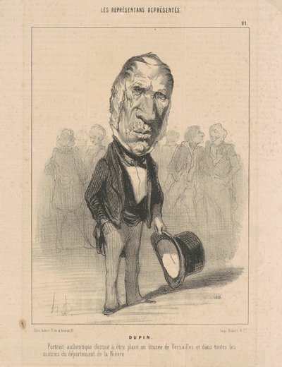 J. Jacques Dupin by Honoré Daumier