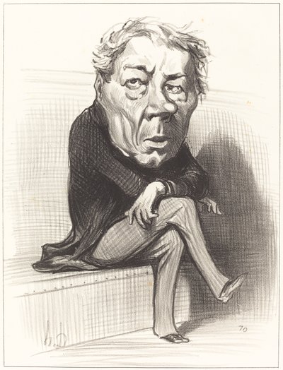 J. Marie Joseph Deville by Honoré Daumier