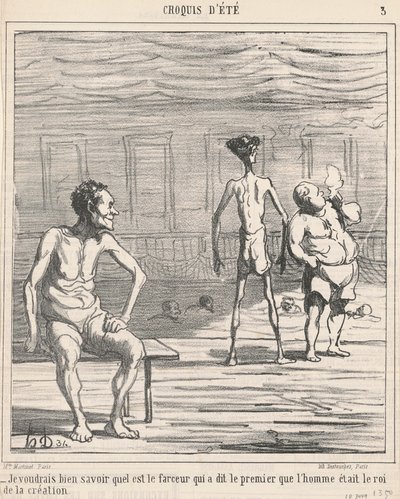 I would really like to know who ... by Honoré Daumier