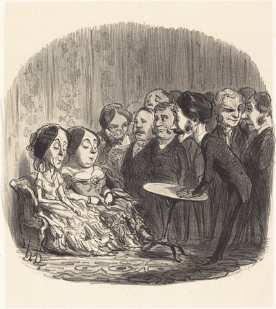The Poltergeist by Honoré Daumier