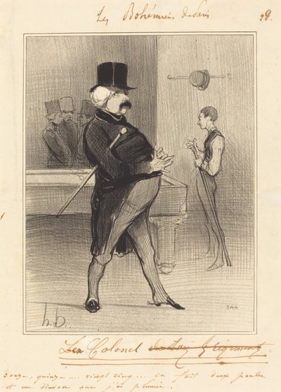 The Ex-Colonel by Honoré Daumier