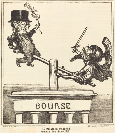 The Political Swing... by Honoré Daumier