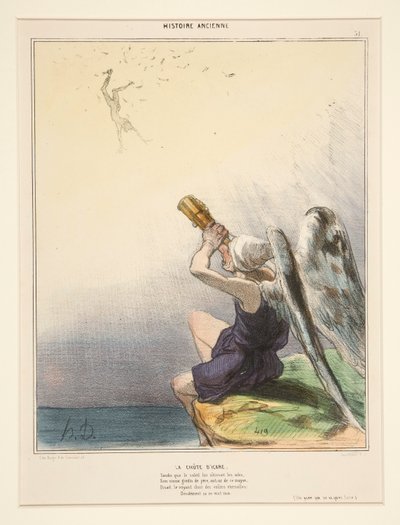 The Fall by Honoré Daumier