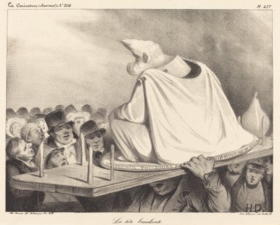 The Wobbly Head by Honoré Daumier