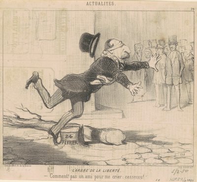 The tree of liberty by Honoré Daumier