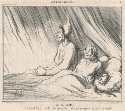 June 14 by Honoré Daumier