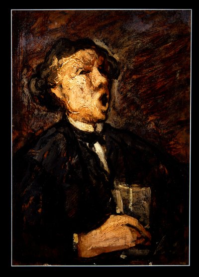 The Singing Drinker by Honoré Daumier