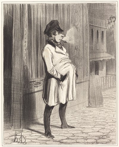 Le Claqueur by Honoré Daumier