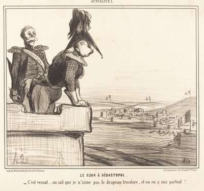 The Czar at Sebastopol by Honoré Daumier