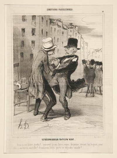 The Degreaser in the Open Air by Honoré Daumier