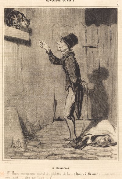 The Marauder by Honoré Daumier