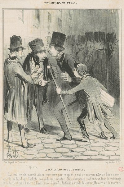 The Md of Chains of Safety by Honoré Daumier