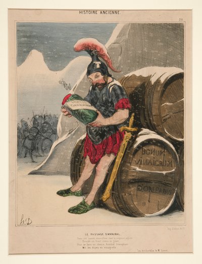 The Passage by Honoré Daumier