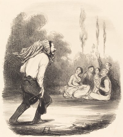The Most Mischievous of the Society by Honoré Daumier