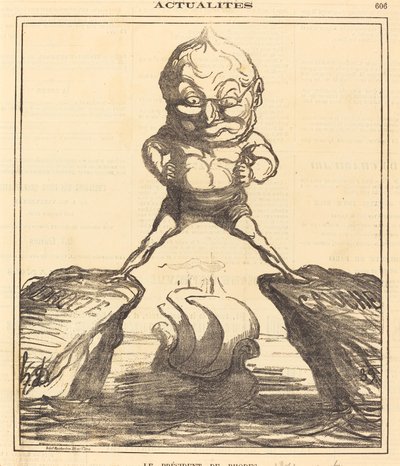 The President of Rhodes by Honoré Daumier