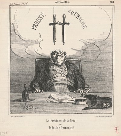 The President of the Diet by Honoré Daumier