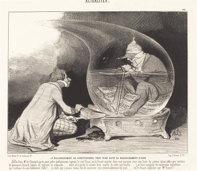 Le Rajeunissement du Constitutionnel by Honoré Daumier
